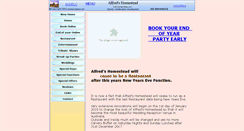 Desktop Screenshot of alfredshomestead.com