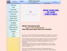 Tablet Screenshot of alfredshomestead.com